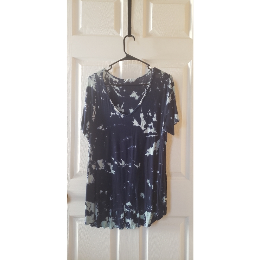 Blue Tie Dye Tshirt